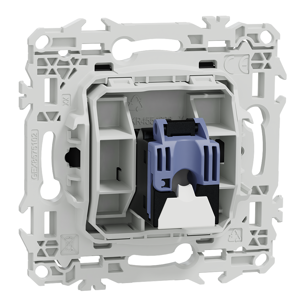 Odace prise RJ45 cat.6 UTP noir